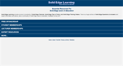 Desktop Screenshot of m.solidedgelearning.com